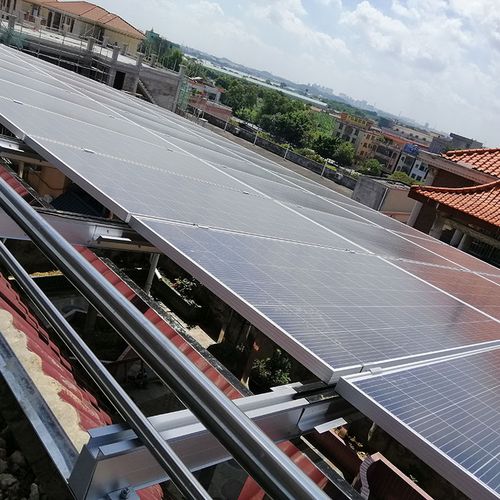 佛山晶天410w太陽能電池組件工廠屋頂光伏電站a級單晶并網(wǎng)發(fā)電板
